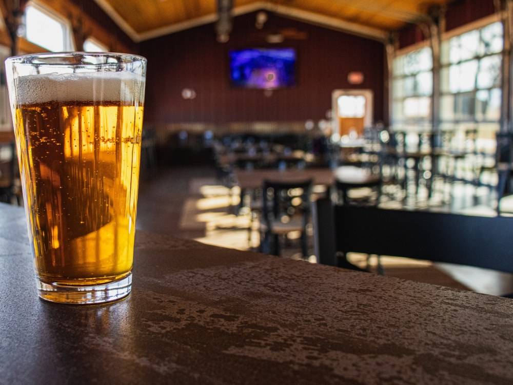 Local beer on tap & fresh, delicious food