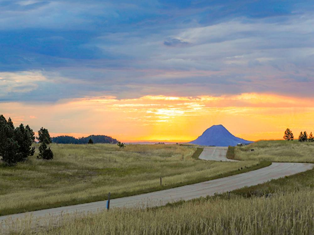 View of Devil's Tower in the distance from Frawley Ranch Estates