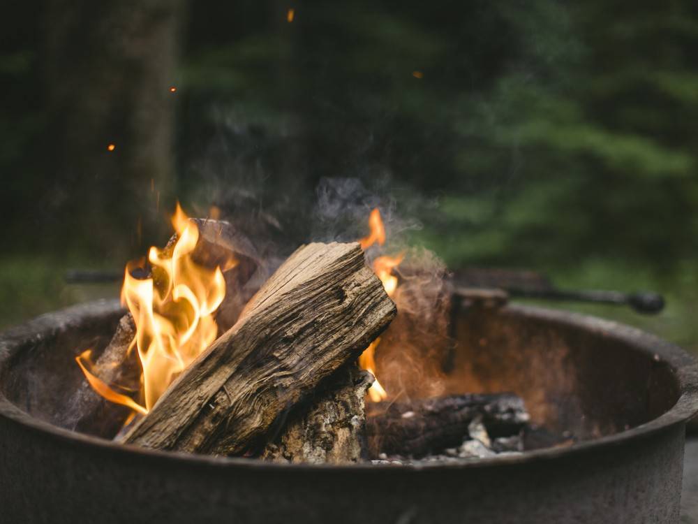 Campfire in ring