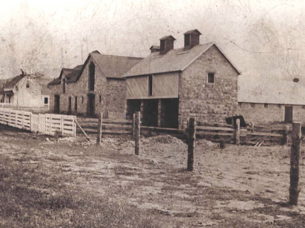 The historic Courtyard Barns